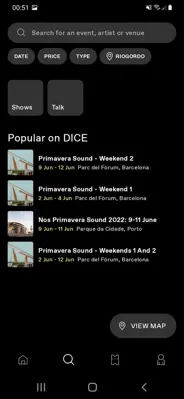 DICE FM android App screenshot 4